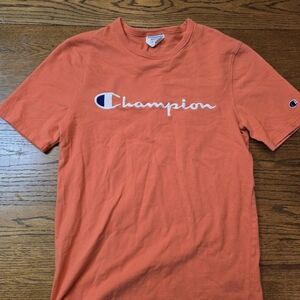 Champion Life Heritage Tee Groovy Papaya Embroidered Logo T Shirt